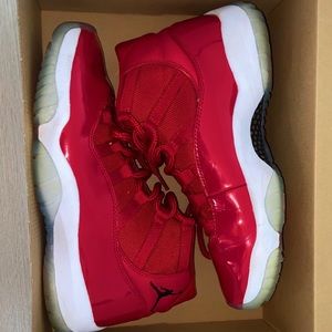 Jordan 11s red